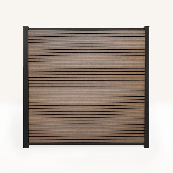 Basic Composiet Schutting Rhombus Teak