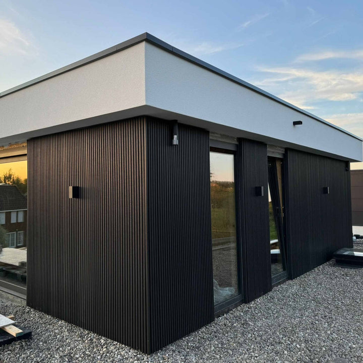 Compleet pakket Premium Rabatdeel Rhombus Zwart - composiet