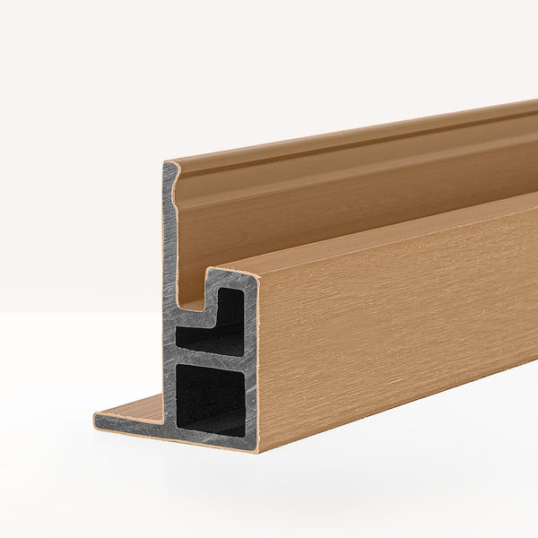 F - Profiel Premium Rabatdeel Rhombus 50 Eiken - composiet