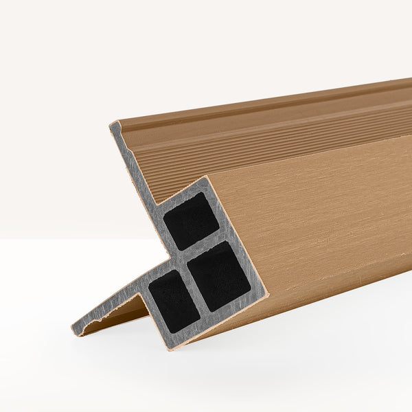 Hoekprofiel Premium Rabatdeel Rhombus 50 Eiken - composiet