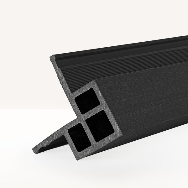 Hoekprofiel Premium Rabatdeel Rhombus 50 Zwart - composiet
