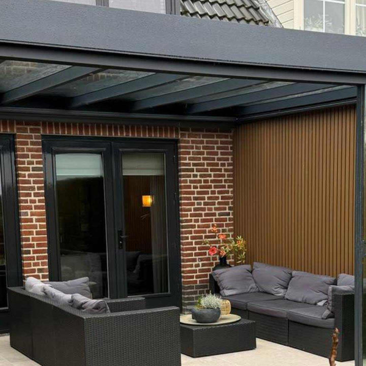Pakket Premium Rhombus Rabatdeel Teak 50 (Per M2) - composiet