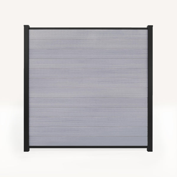 Premium Composiet Schutting Grijs Extra Hoog - composiet