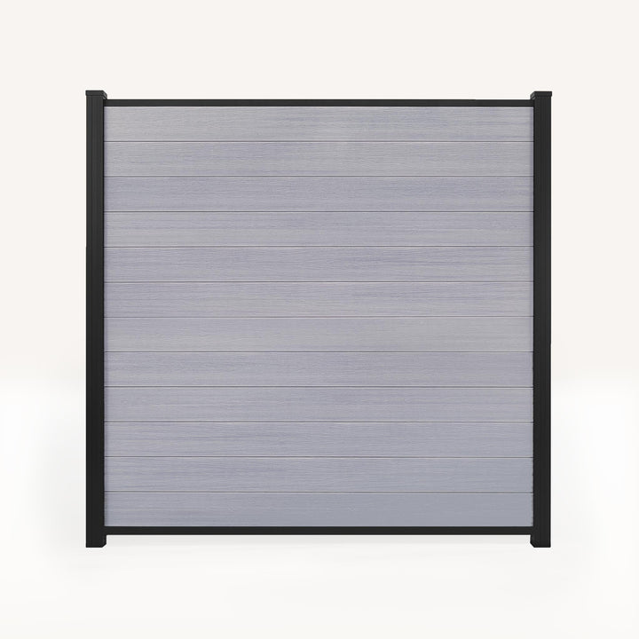 Premium Composiet Schutting Grijs Extra Hoog - composiet