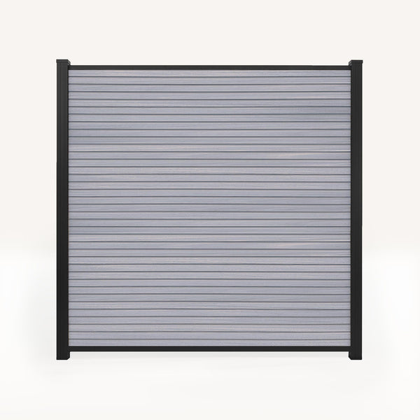 Premium Composiet Schutting Rhombus Grijs Extra Hoog - composiet