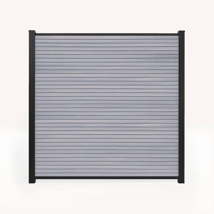 Premium Composiet Schutting Rhombus Grijs Extra Hoog - composiet