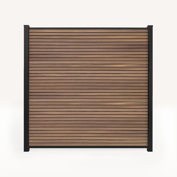 Premium Composiet Schutting Rhombus Teak - composiet