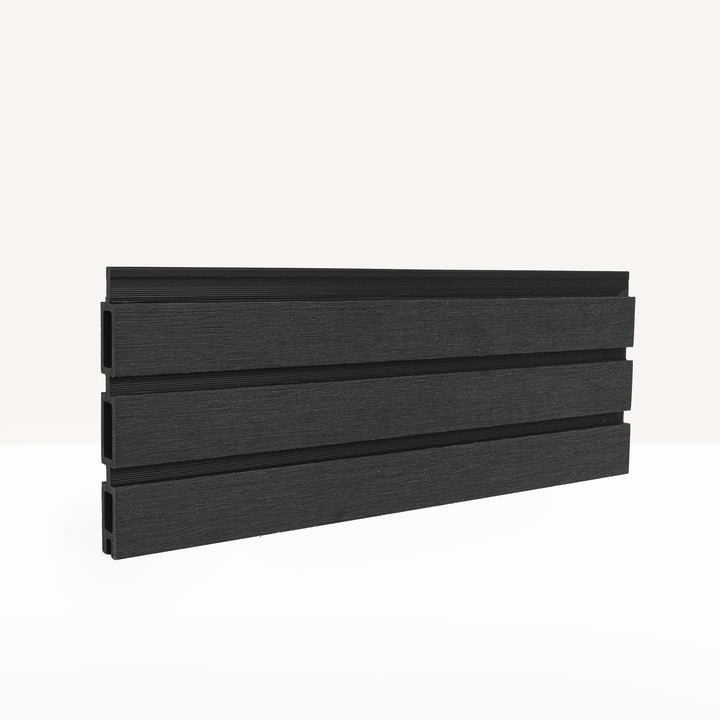 Premium Composiet Schutting Rhombus Zwart - composiet