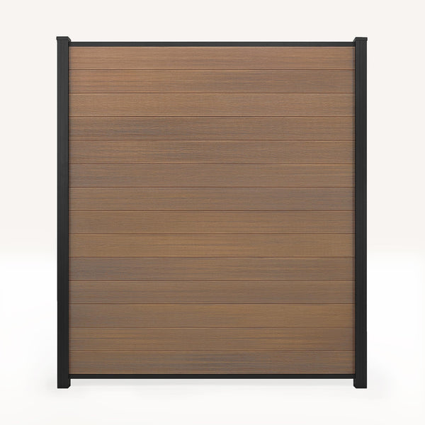 Premium Composiet Schutting Teak Extra Hoog - composiet