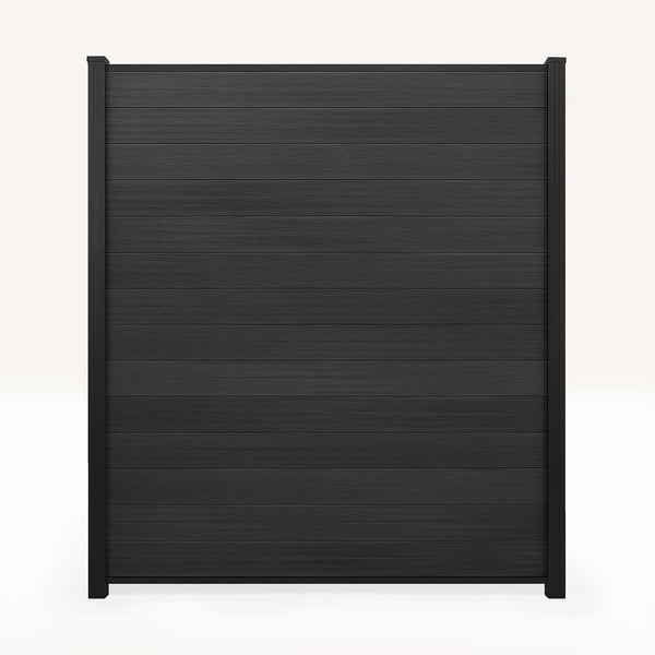 Premium Composiet Schutting Zwart Extra Hoog - composiet