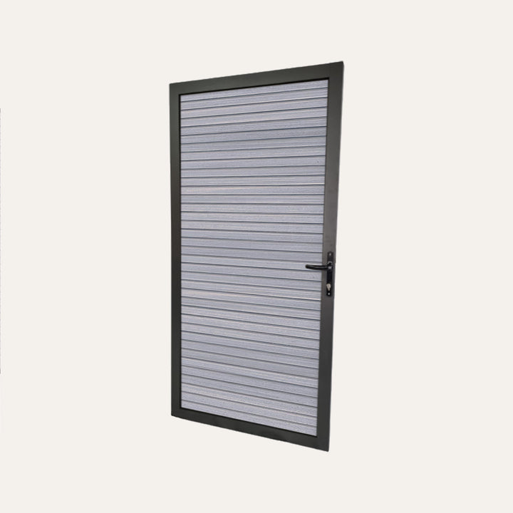 Premium Composiet Tuindeur Rhombus Grijs - composiet