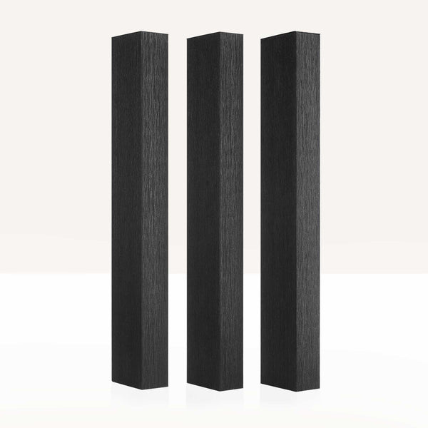 Premium Lamellen Zwart - Louvre Verticaal - composiet