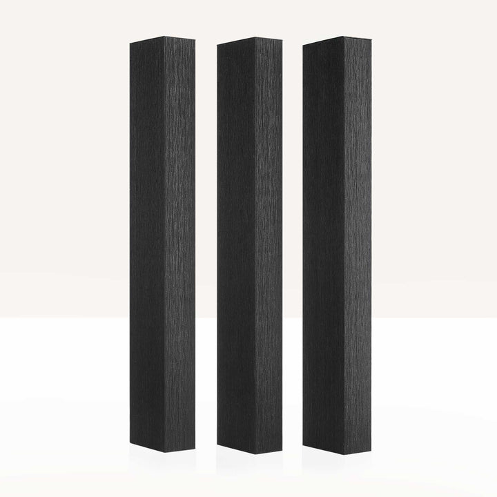 Premium Lamellen Zwart - Louvre Verticaal - composiet