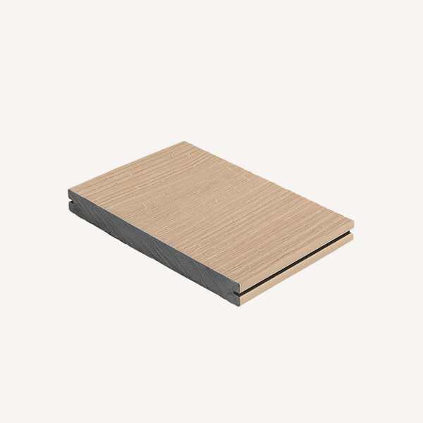 Sample vlonderplank massief zand - composiet