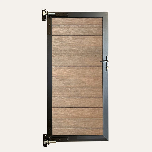 Composiet tuindeur teak - composiet