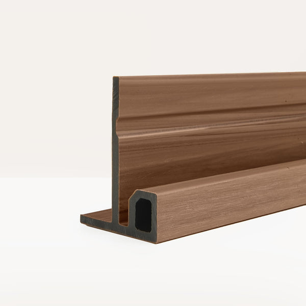 F-Profiel Rabatdeel Rhombus Premium Teak - composiet