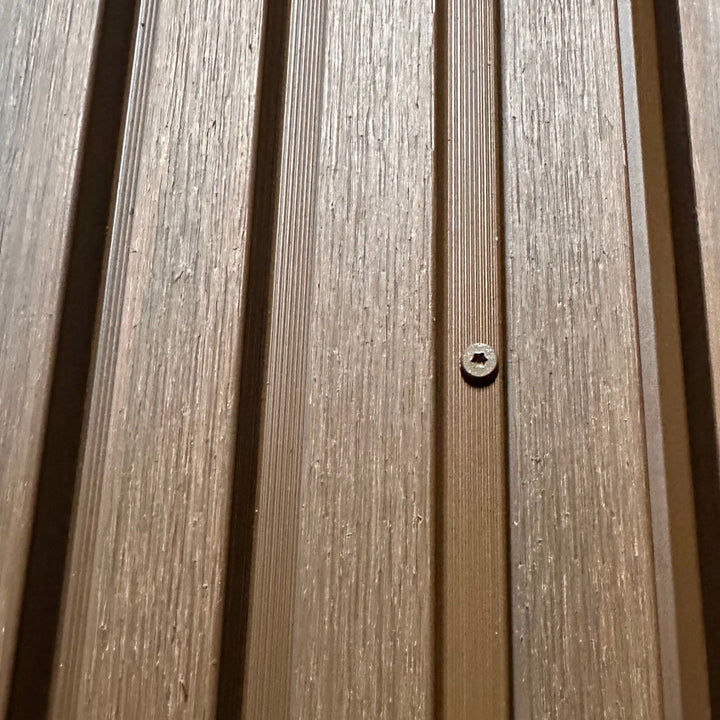 Kleurkopschroef Teak rvs 4,2 x 25 mm (50 st.) - composiet