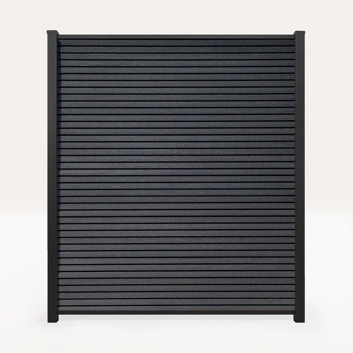 Premium Composiet Schutting Rhombus Zwart Extra Hoog - composiet