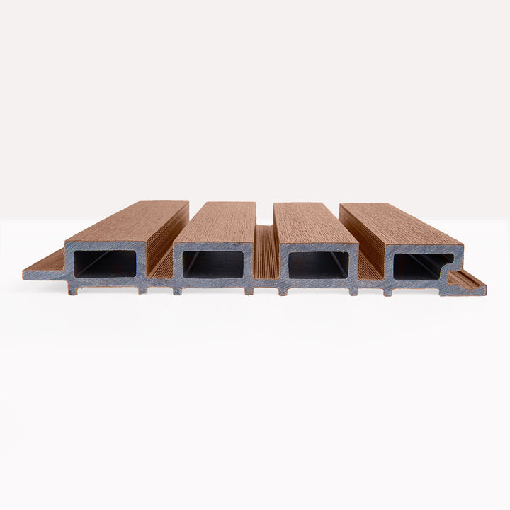 Rabatdeel rhombus teak - composiet