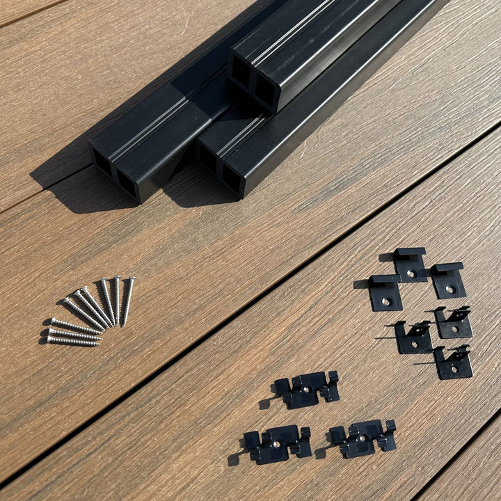 Vlonderpakket massief teak (per m2) - composiet