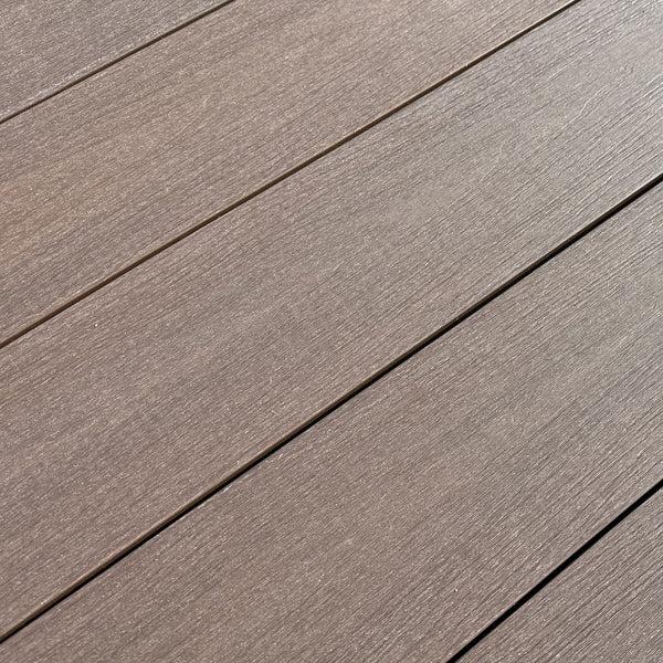 Vlonderplank massief bruin/teak - composiet